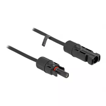 Cable DeLOCK DL4 solar 4 mm² conector macho a conector hembra 3 m negro