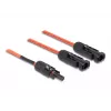 Divisor de cable DeLOCK DL4 1 x conector hembra a 2 x conector macho 30 cm rojo