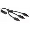 Cable divisor solar DeLOCK DL4 1 x conector macho a 3 x conector hembra 35 cm negro