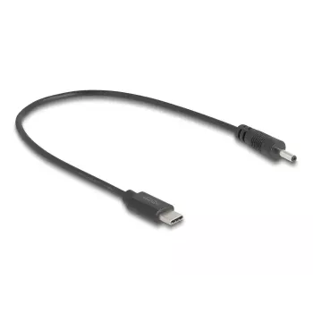 Cable de alimentación DeLOCK 85403 negro 0,27 m USB-C DC