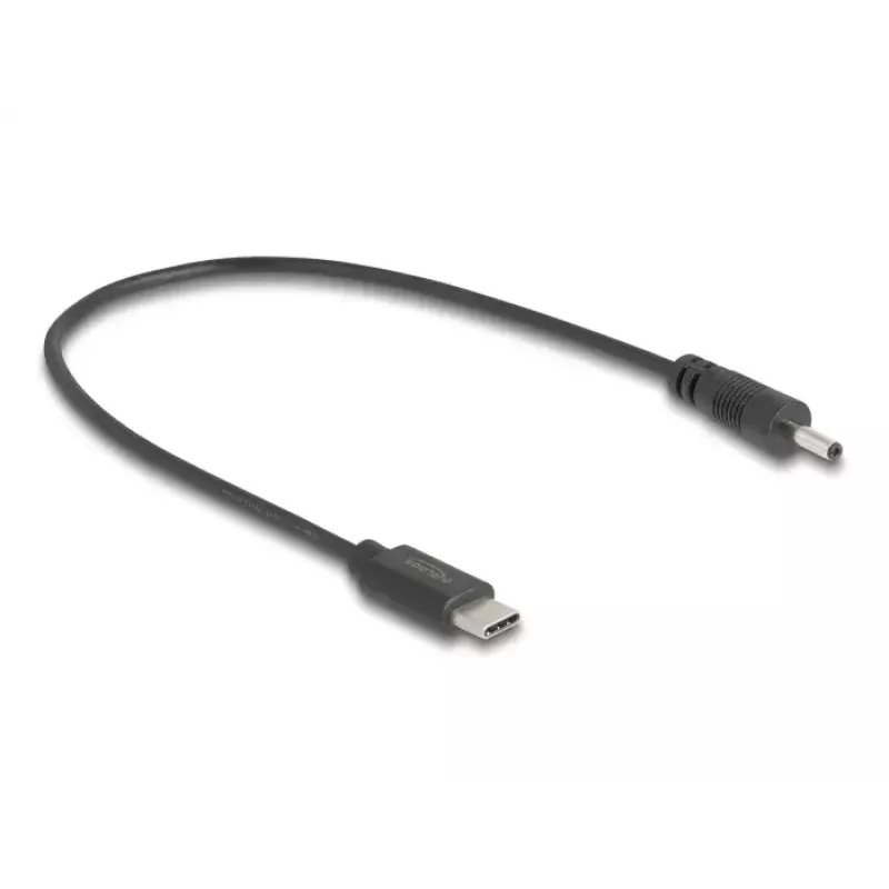 Cable de alimentación DeLOCK 85403 negro 0,27 m USB-C DC