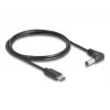 Cable de alimentación DeLOCK 85399 negro 1,5 m USB C 5,5 x 2,5 mm