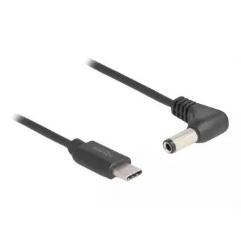 Cable de alimentación DeLOCK 85399 negro 1,5 m USB C 5,5 x 2,5 mm