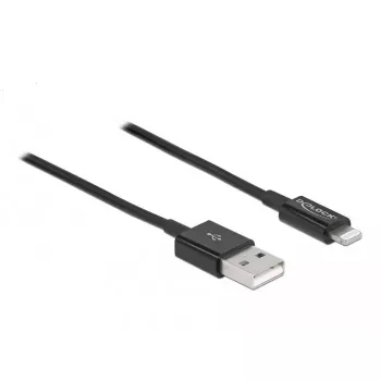 Cable USB de datos y carga DeLOCK 83002 1 m negro