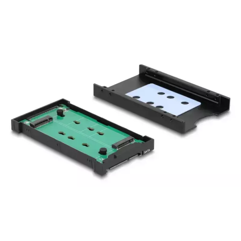 Adaptador de interfaz DELOCK U.2 (SFF-8639) a SSD M.2 Key M NVMe, modelo 64301, negro, conector macho host