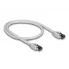 Cable de red DeLOCK 80557 RJ-45 Cat8.1 0,5 m gris