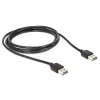 Cable USB DeLOCK 3m USB 2.0 A negro