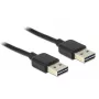 Cable USB DeLOCK 3m USB 2.0 A negro