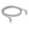 Cable de red DeLOCK 85878 2m Cat6a S/FTP gris