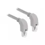 Cable de red DeLOCK 85878 2m Cat6a S/FTP gris