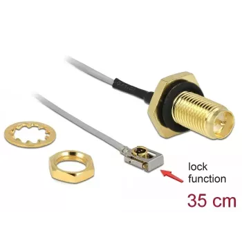 Cable coaxial DeLOCK 90292 0,3 m RP-SMA MHF I LK