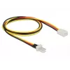Cable de alimentación interno DeLOCK 85752 0,6 m 3-Pin