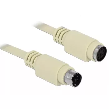 Cable PS/2 DeLOCK 85805 1,8 m 6 polos Mini-DIN beige