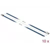 Brida DeLOCK 18795 acero azul 400mm 10 uds.