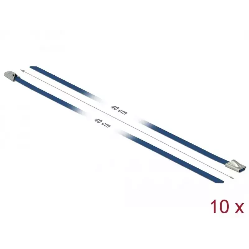 Brida DeLOCK 18795 acero azul 400mm 10 uds.