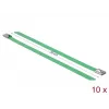 Brida DeLOCK 18805 acero verde 200mm 10 uds.