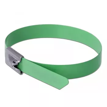Brida DeLOCK 18805 acero verde 200mm 10 uds.