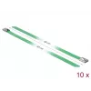 Brida DeLOCK 18807 acero verde 400mm 10 uds.