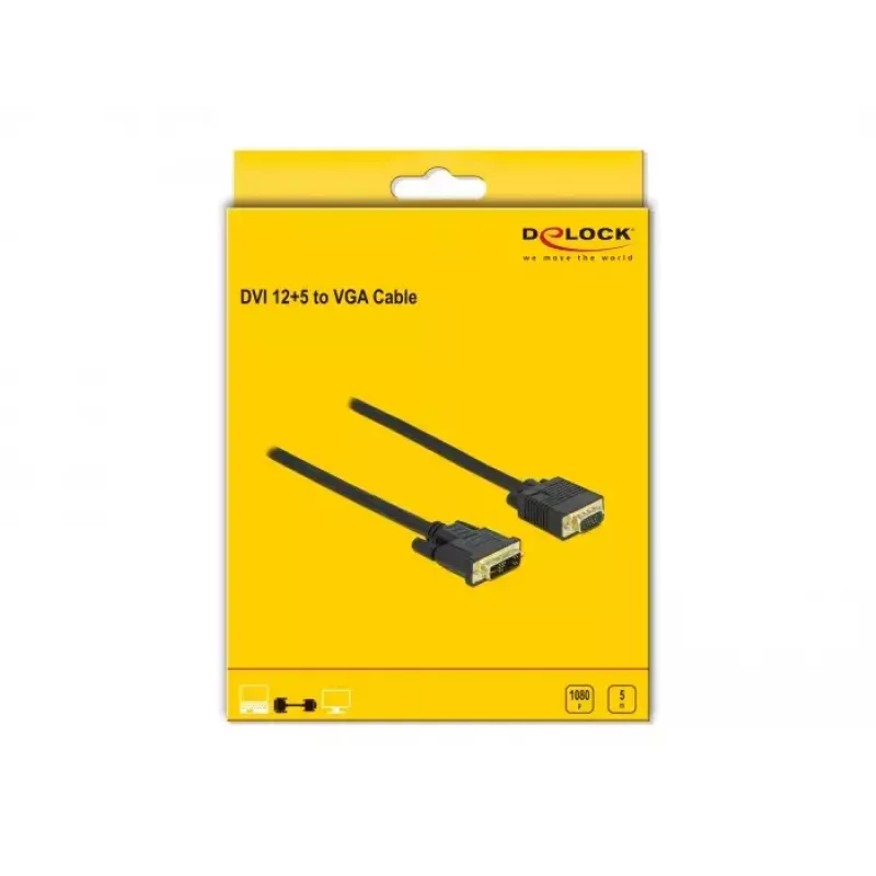 Cable DVI a VGA DeLOCK 86751 5 m