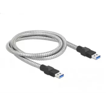 Cable USB 3.2 Gen 1 DeLOCK 86775 1 m Type-A macho a Type-A macho con recubrimiento metálico