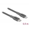 Cable de datos y carga USB Type-C a Lightning DeLOCK 86630