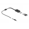 Cable DC DeLOCK 86794 5,5 x 2,1 mm macho a 2 x hembra con interruptor 1 m