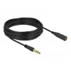 Cable prolongador jack estéreo DELOCK 86766 10 m negro