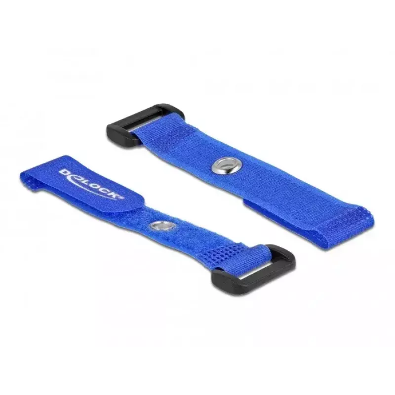 Bridas de cable de velcro DeLOCK 19539 azul 150 mm 20 mm 5 uds.
