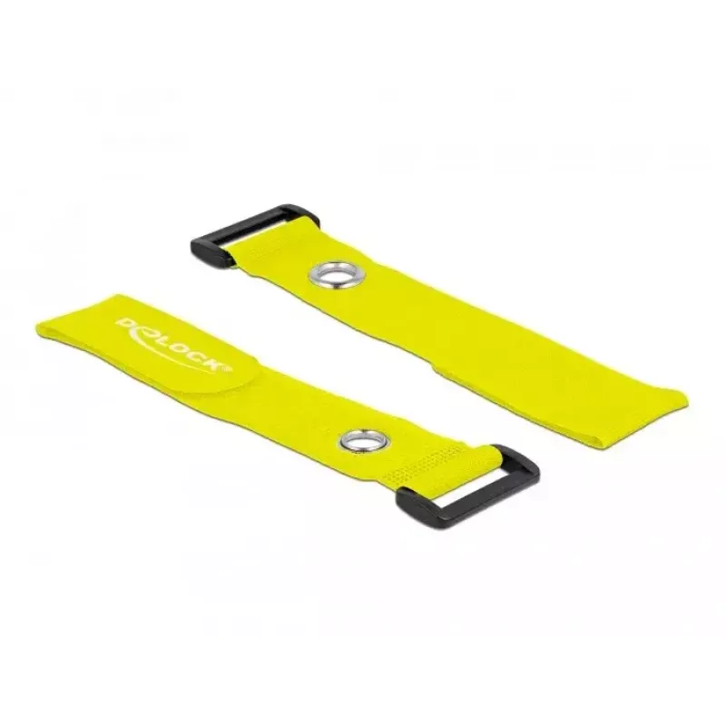 Bridas de cable de velcro DeLOCK 19552 amarillo 280 mm 3 uds.