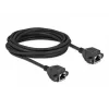 Cable prolongador de red DeLOCK Cat.6A 5 m negro