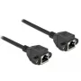 Cable prolongador de red DeLOCK Cat.6A 5 m negro