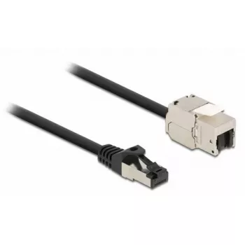 Cable RJ45 macho a módulo Keystone RJ45 hembra DeLOCK 87025