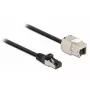 Cable RJ45 macho a módulo Keystone RJ45 hembra DeLOCK 87025