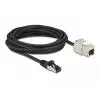 Cable RJ45 macho a módulo Keystone RJ45 hembra DeLOCK 87030