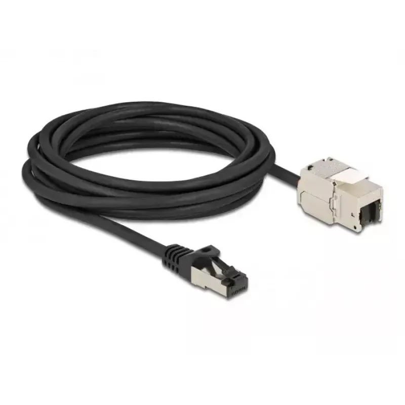 Cable RJ45 macho a módulo Keystone RJ45 hembra DeLOCK 87030
