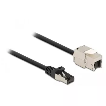 Cable RJ45 macho a módulo Keystone RJ45 hembra DeLOCK 87030