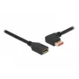 Cable alargador DisplayPort DeLOCK 87073 1 m 90° izquierda acodado