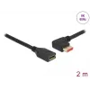 Cable alargador DisplayPort DeLOCK 87075 2 m 90° izquierda acodado