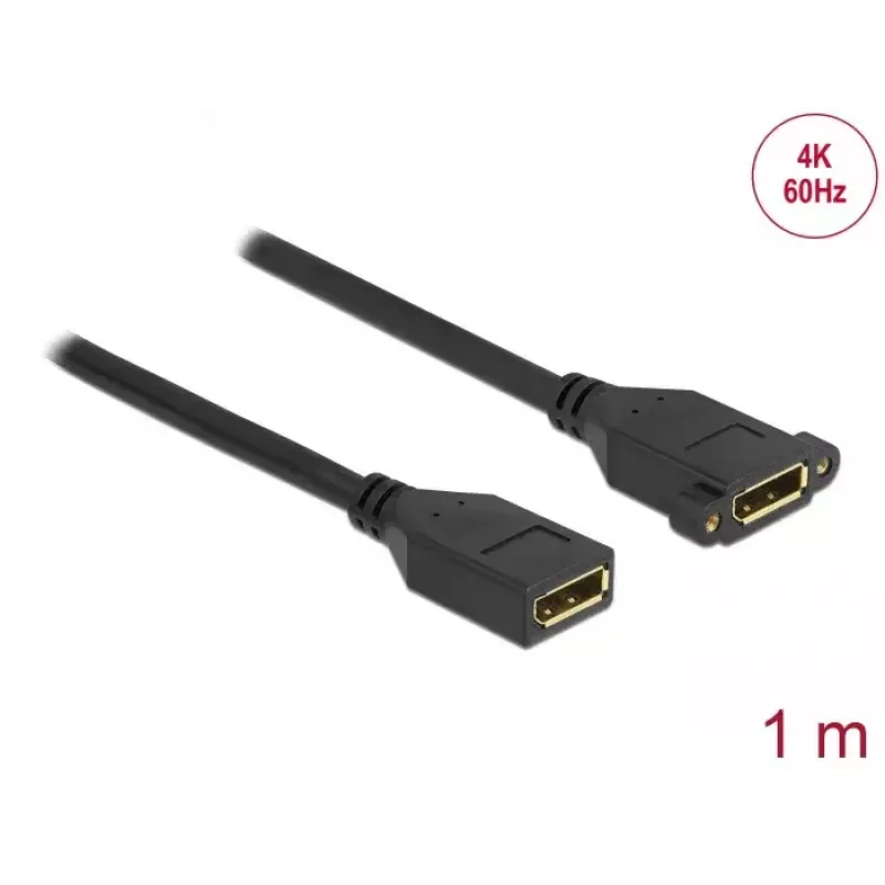 Cable DisplayPort hembra a hembra montaje en panel DeLOCK 87100