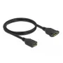 Cable DisplayPort hembra a hembra montaje en panel DeLOCK 87100