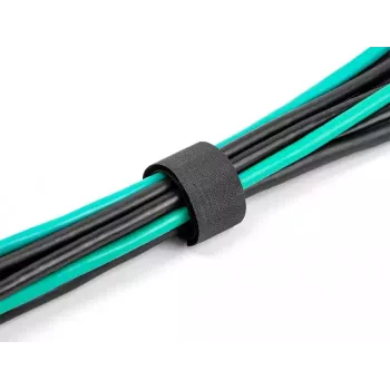 Bridas de cable de velcro DeLOCK 19110 180x20mm negro 10 uds.