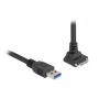 Cable USB DeLOCK 80483 Type-A macho a Micro-B macho 1 m 5 Gbps negro