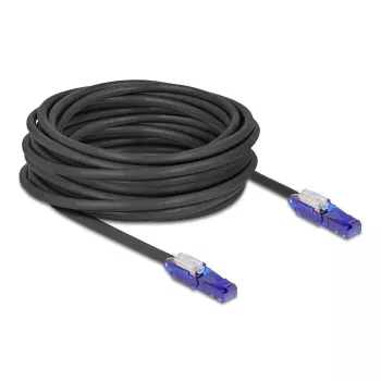 Cable de red DeLOCK 80931 RJ-45 Cat6 10 m negro violeta