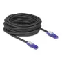 Cable de red DeLOCK 80931 RJ-45 Cat6 10 m negro violeta