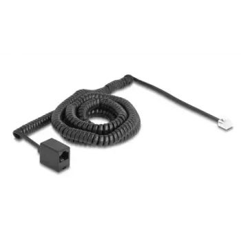 Cable de teléfono DeLOCK 10 m negro RJ-11 RJ-45