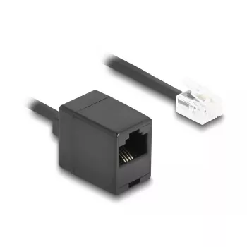 Cable de teléfono DeLOCK 10 m negro RJ-11 RJ-45