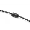 DeLOCK 80945 núcleo de ferrita para cable redondo 7 mm, 2 uds., negro