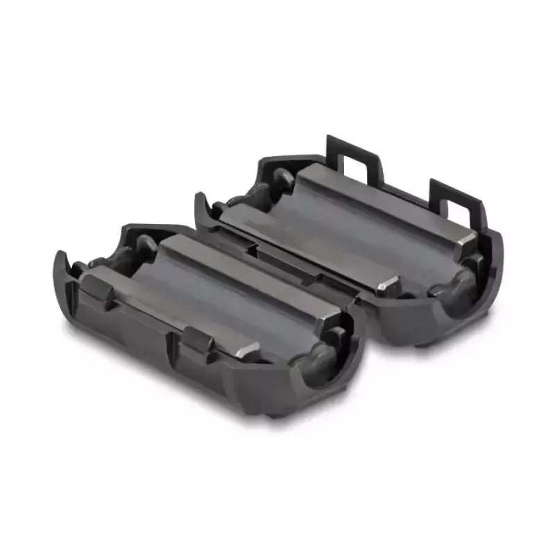 DeLOCK 80945 núcleo de ferrita para cable redondo 7 mm, 2 uds., negro