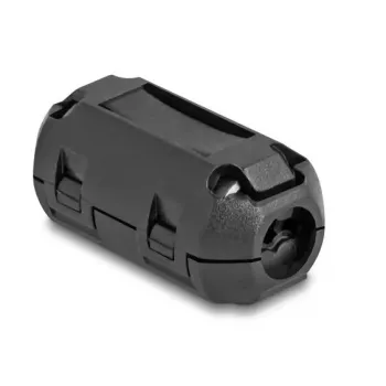 Pinza para núcleo de ferrita DELOCK 80945, negro, níquel/plástico/cinc, 16,5×30×14 mm, pack de 2