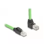 Cable de red DeLOCK 80892 RJ-45 Cat6a 1 m negro verde